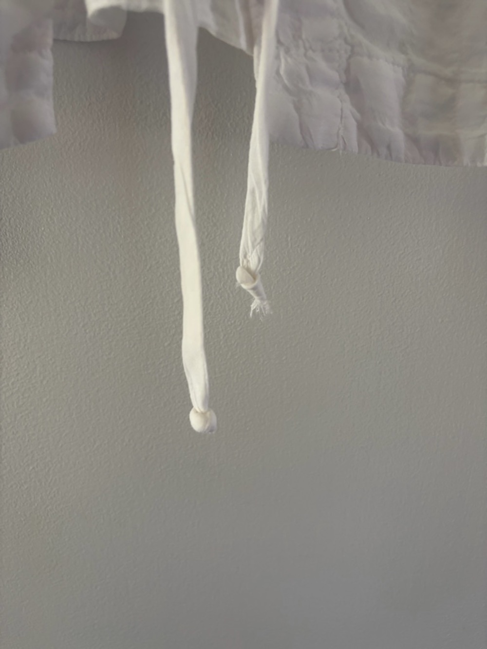 Anthropologie Cloth & Stone Size S White Back Lace-Up Top Cottagecore Festival - Picture 5 of 9